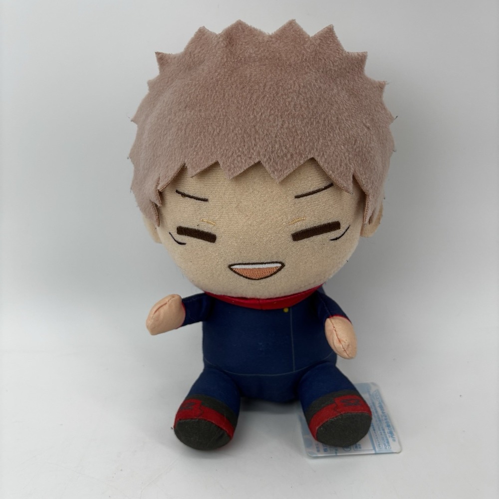 Jujutsu Kaisen Yuji Itadori Anime Plush 8"  Licensed Products BAN-DAI Bampresto